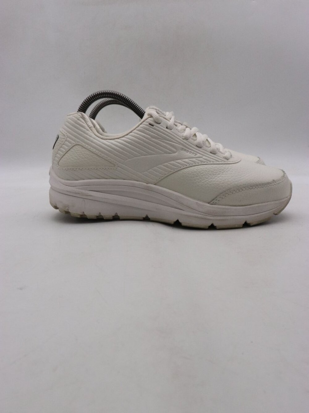 Brooks Addiction Walker 2 Women's 8.5 D White Lace-Up Running Athletic Sneakers